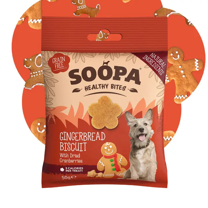 Gingerbread Biscuit Dog Treats