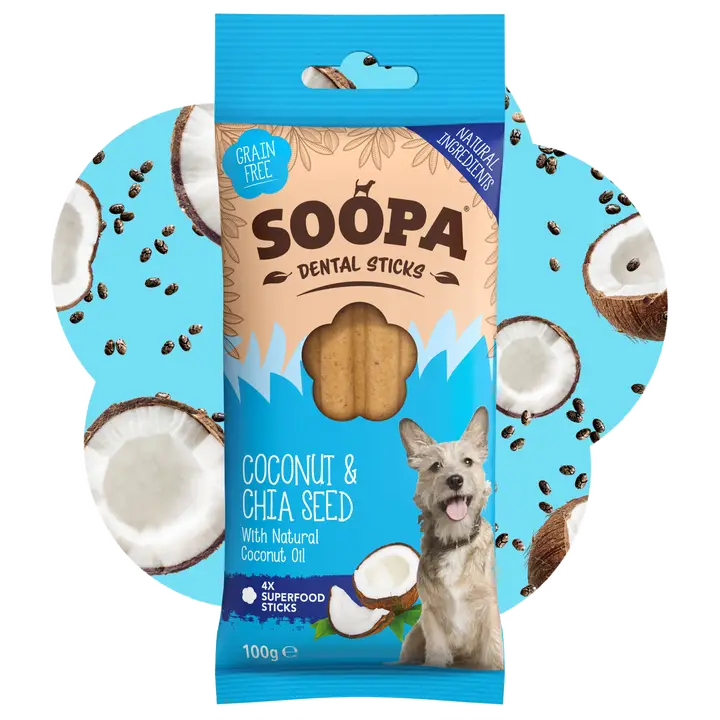 Coconut & Chia Seed - Dental Sticks