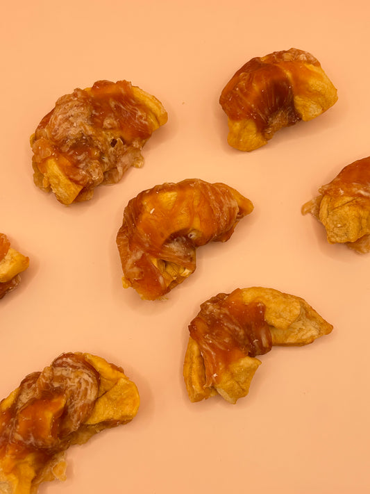 Chicken Breast Wrapped Mini Apple Chunks 100g
