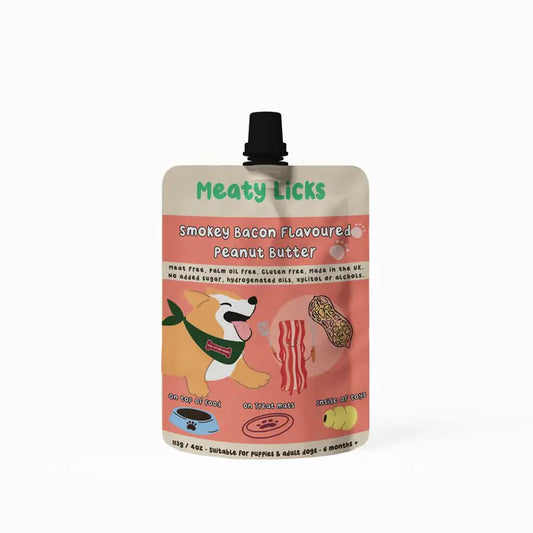 Peanut Butter Pouch - Smokey Bacon