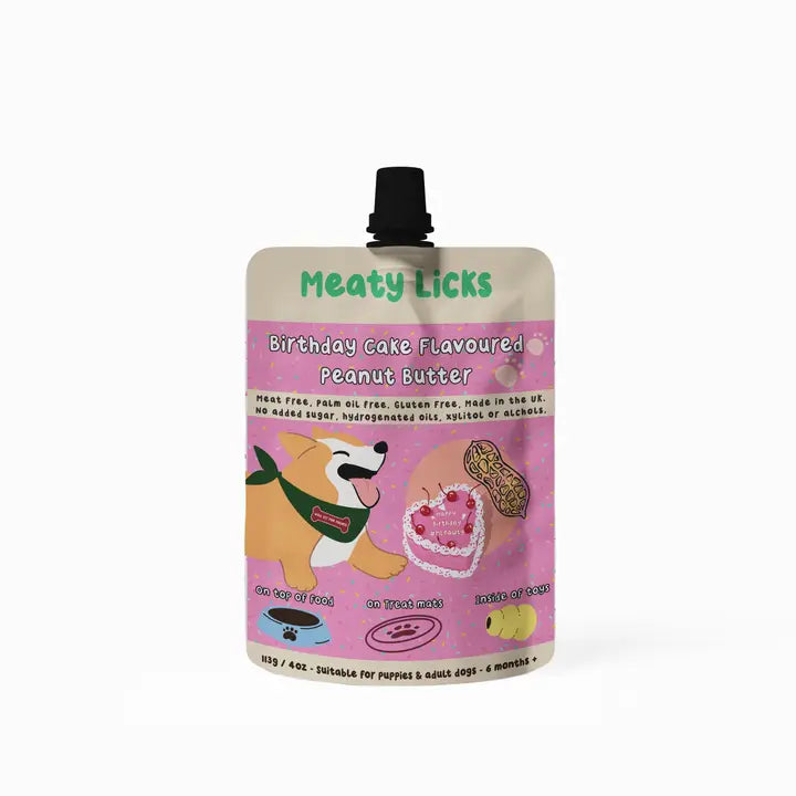 Peanut Butter Pouch - Birthday Cake